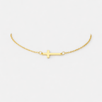 Grace Cross Bracelet - Gold