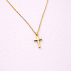 Essential Cross Necklace - Gold
