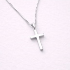 Essential Cross Necklace - Silver