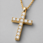 Promise Cross Necklace - Gold