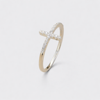 Eterna Cross Ring - Silver