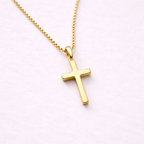Essential Cross Necklace - Gold